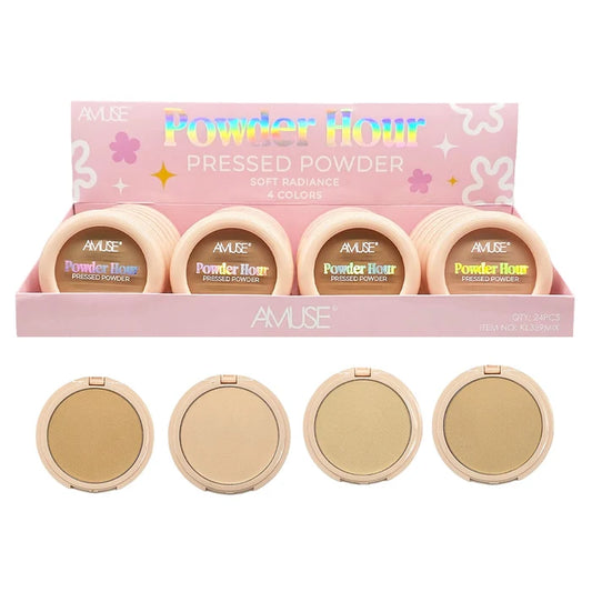 Amuse - Powder Hour Pressed Powder – Soft Radiance (24-Piece Display Box)