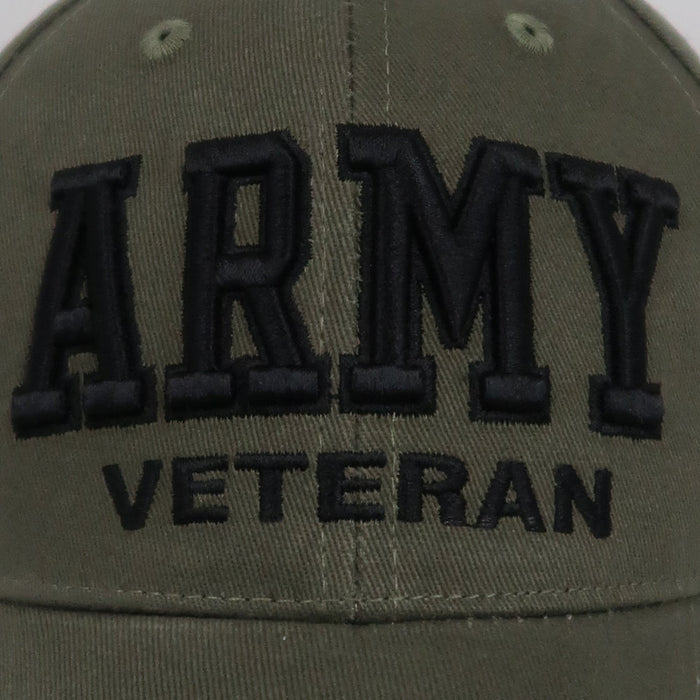 ARMY VETERAN LOW PROFILE HAT (OD GREEN)