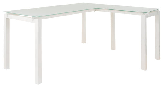 Baraga H410-24 White L-Desk
