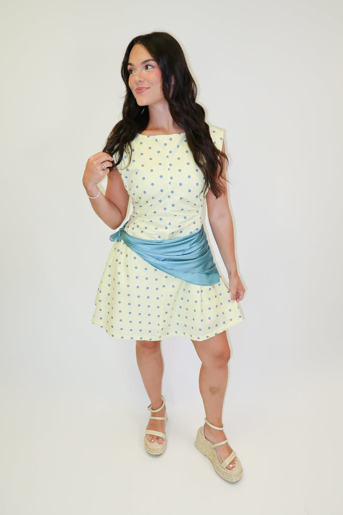 Best Dressed Guest Polka Dot Dress - The Pink Tulip Clothing
