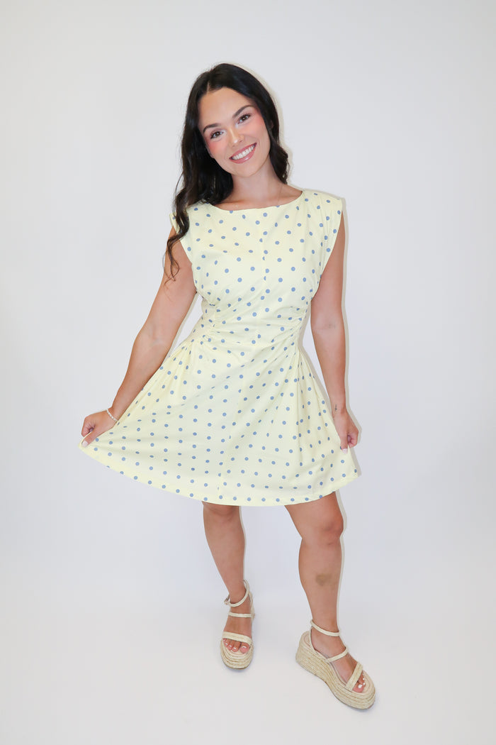 Best Dressed Guest Polka Dot Dress - The Pink Tulip Clothing
