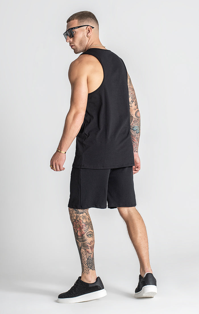 Black Easy Tank Top
