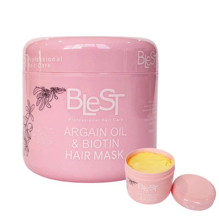 Blest Professional Hair Care - Argan Oil & Biotin Hair Mask - TRUECOLOR WHOLESALE
