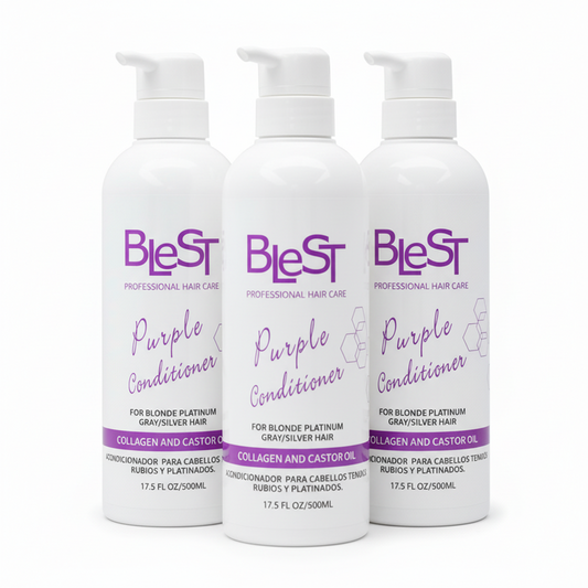 Blest Professional Hair Care - Purple Collagen And Castor Oil Conditioner