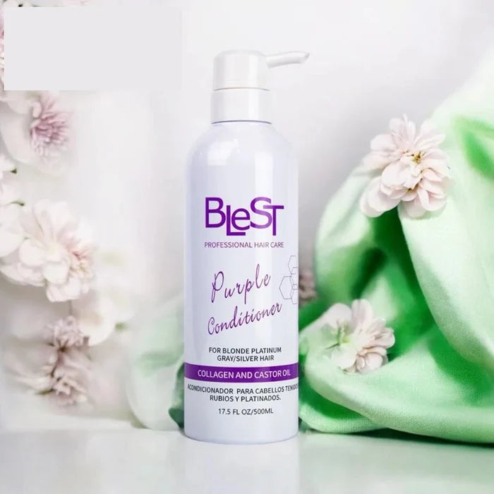Blest Professional Hair Care - Purple Collagen And Castor Oil Conditioner - TRUECOLOR WHOLESALE