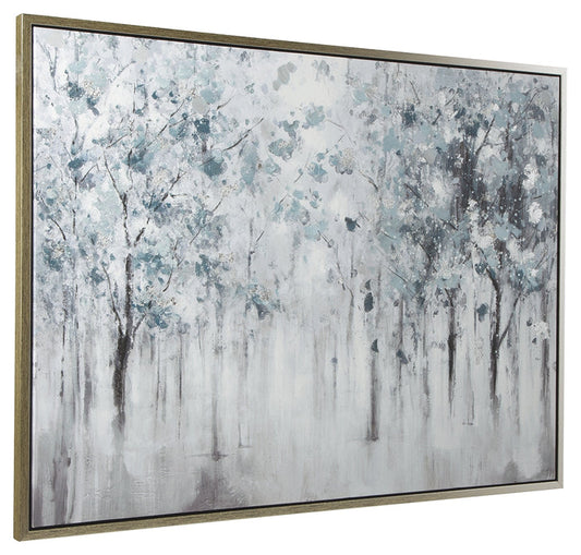 Breckin A8000286 BlueGrayWhite Wall Art