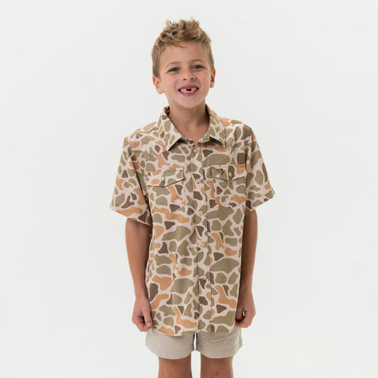 BURLEBO YOUTH WESTERN PERFORMANCE SHIRT