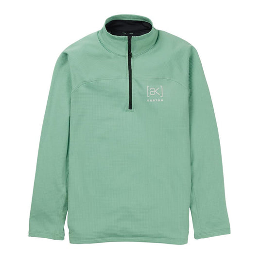 Burton Womens AK Helium 1/4 Zip Grid Fleece - Soft Sage