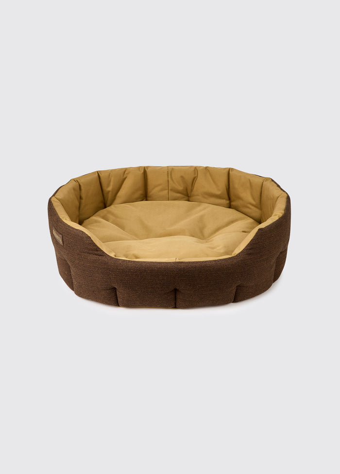 Buster Tweed dog bed - Mocha