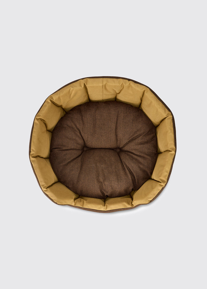 Buster Tweed dog bed - Mocha