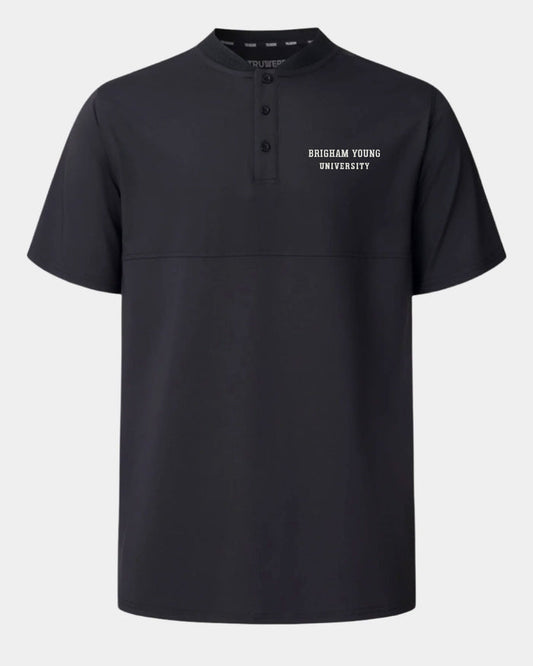 BYU Crown Blade Polo Black