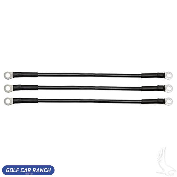 CABLE SET EZGO 36 & 48 VOLT for batteries BAT-1022; E-Z-GO electric RXV with 12v BATTERY CABLES