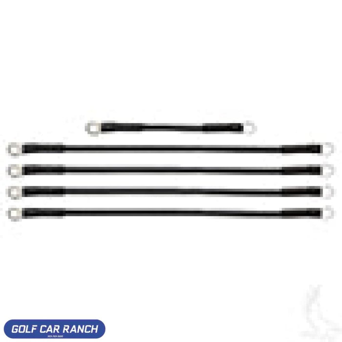 CABLE SET EZGO 36 & 48 VOLT for batteries BAT-1027 Battery Cable SET, Includes (1) 7’’ (4) 14’’ 6 gauge, E-Z-Go TXT 48V