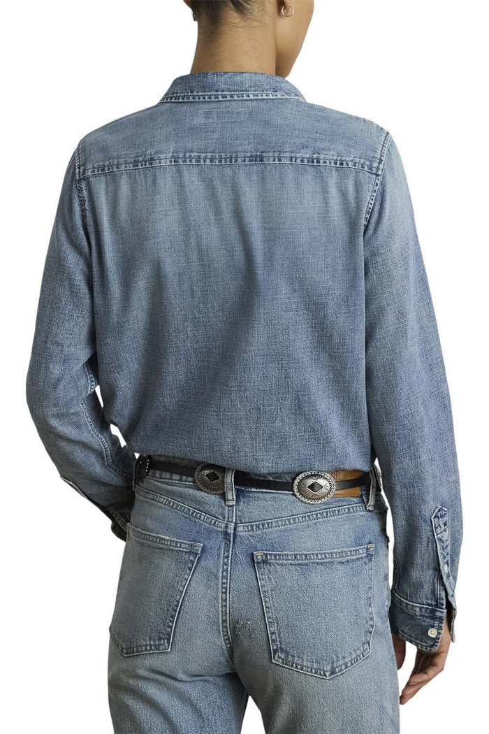 camicia donna in denim