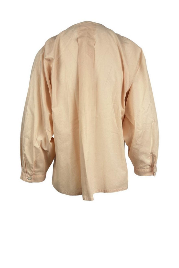 camicia donna over in mussola rosa