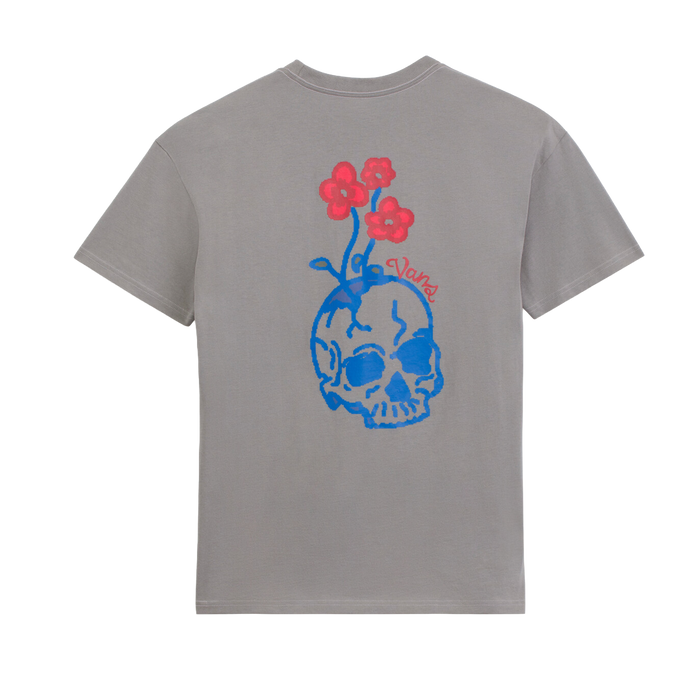 Camiseta Floral para mujer color gris