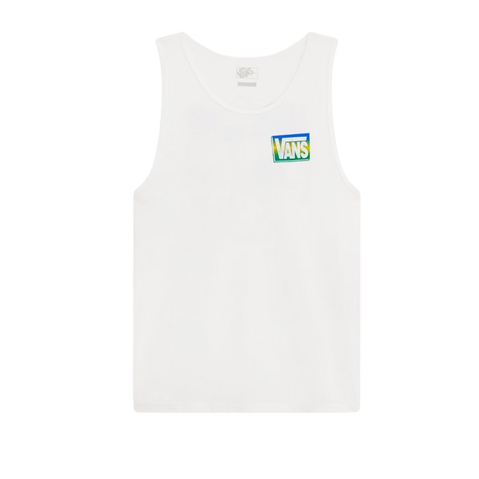 Camiseta sin mangas Sano Tank para hombre color blanco