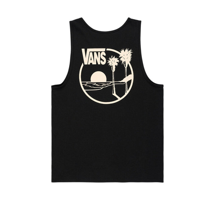 Camiseta sin mangas Sano Tank para hombre color negro