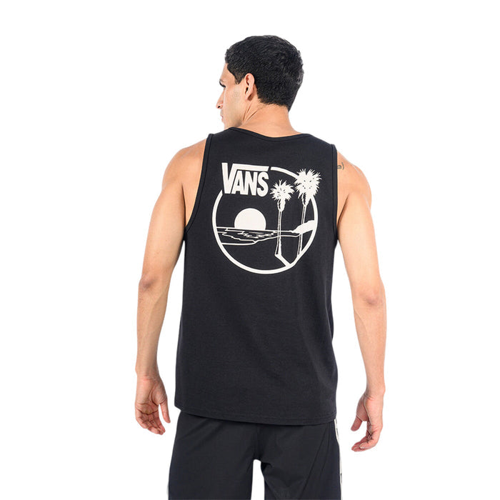 Camiseta sin mangas Sano Tank para hombre color negro