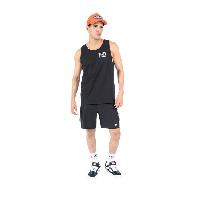 Camiseta sin mangas Sano Tank para hombre color negro