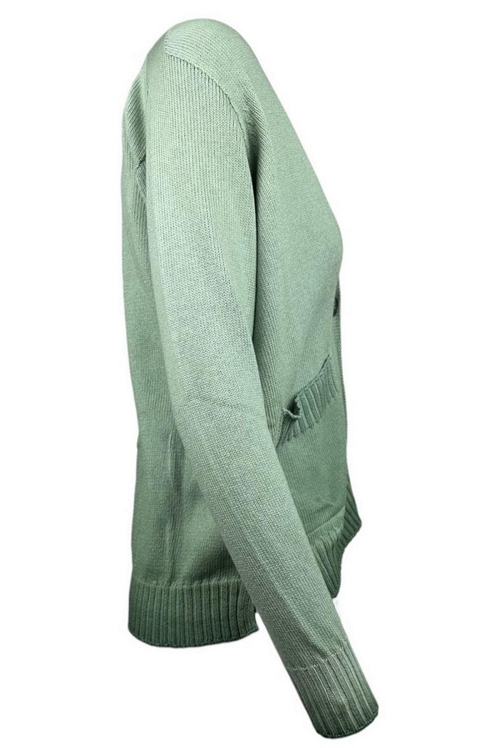 cardigan donna a scatola militare