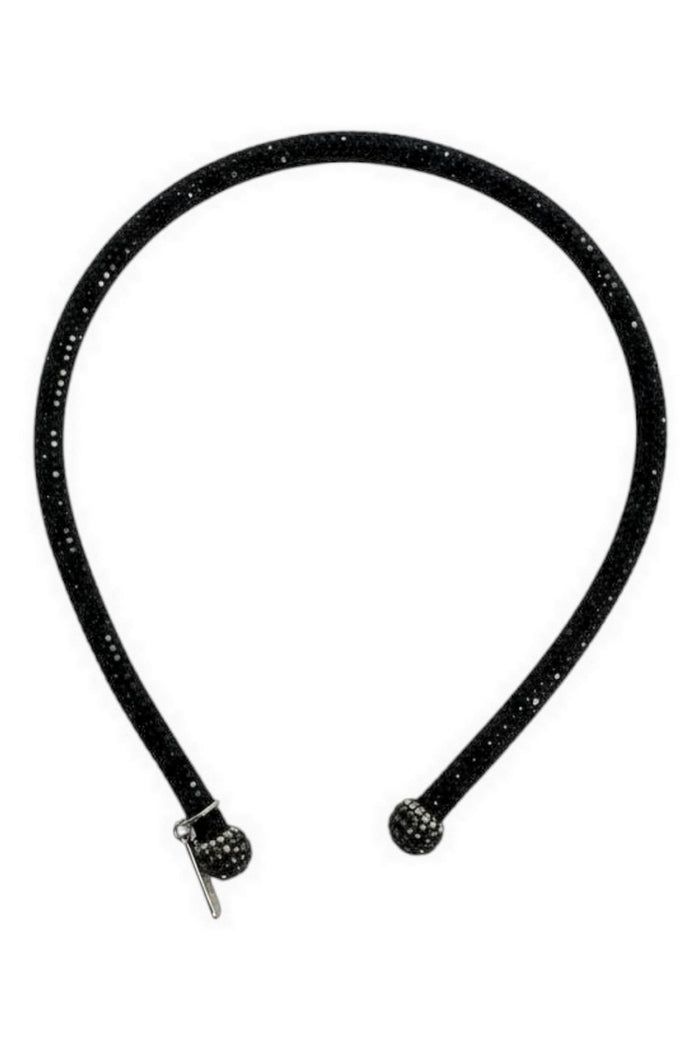 cerchietto donna bordeaux con lurex