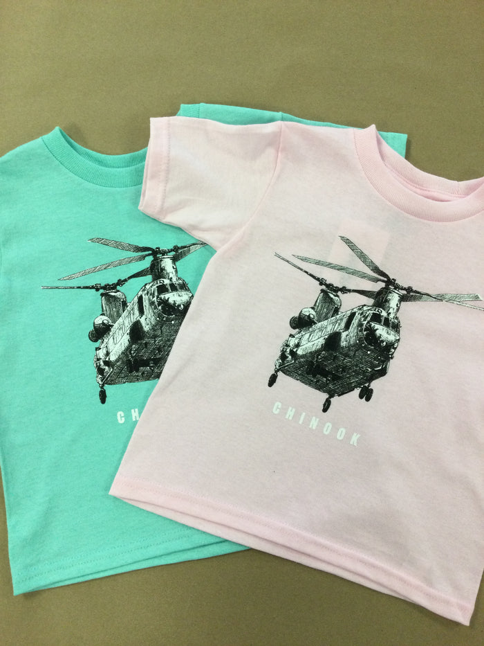 CH-47 Chinook Toddler Sketch T-Shirt