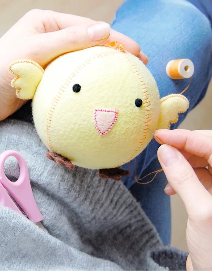 Chick Beginner's Felt Craft Sewing Kit, Clara and Macy