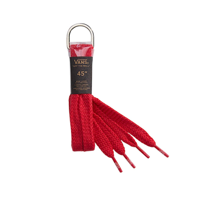 Cintas Flat Laces color rojo