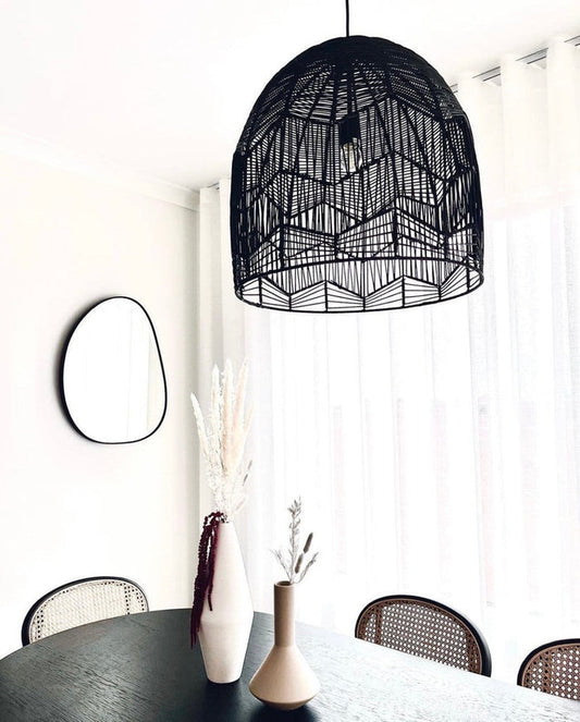 Riverstone Mirror | 55 x 70cm Black