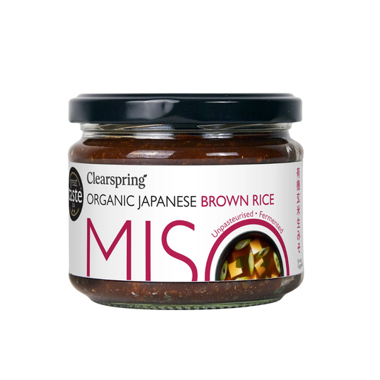 Clearspring Organic Japanese Brown Rice Miso Paste (Unpasteurised) 300g