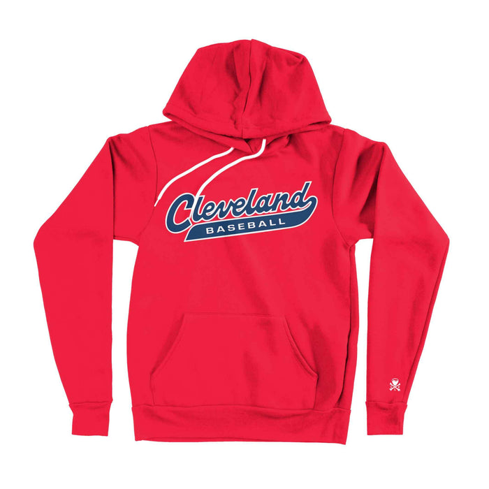 Cleveland Baseball Script - Unisex Pullover Hoodie