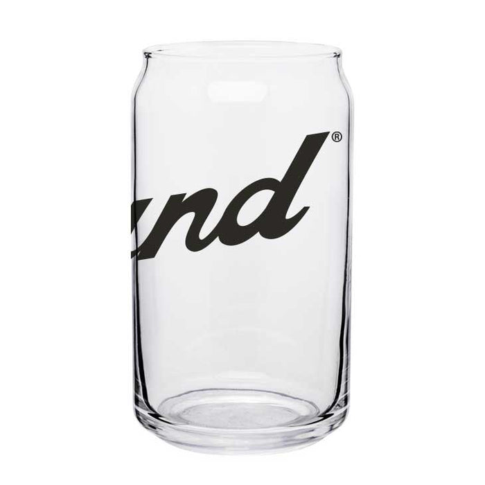 Cleveland Script - 16 oz Pop Can Glass