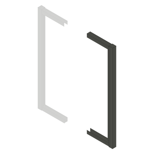 Oxworks Gate Stile - Galvanised Steel - 2100mm - Image 1