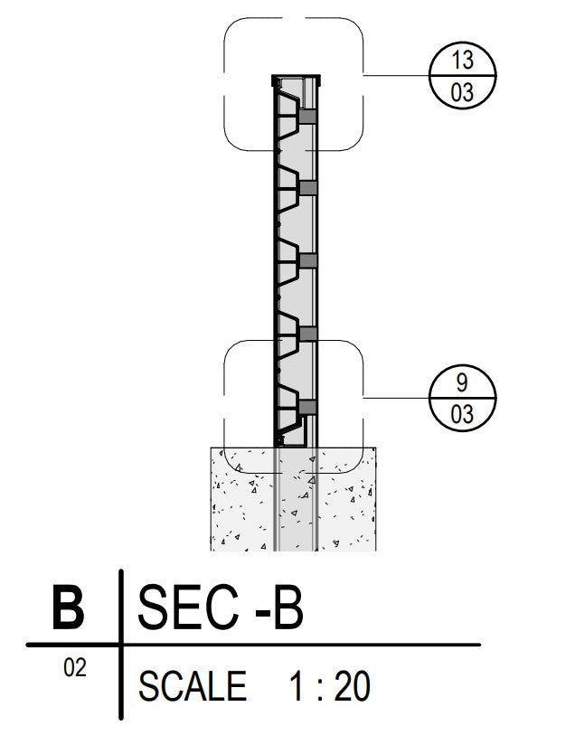 Composite fence bracket SuperBracket 90mmW x 610mmL - Image 5