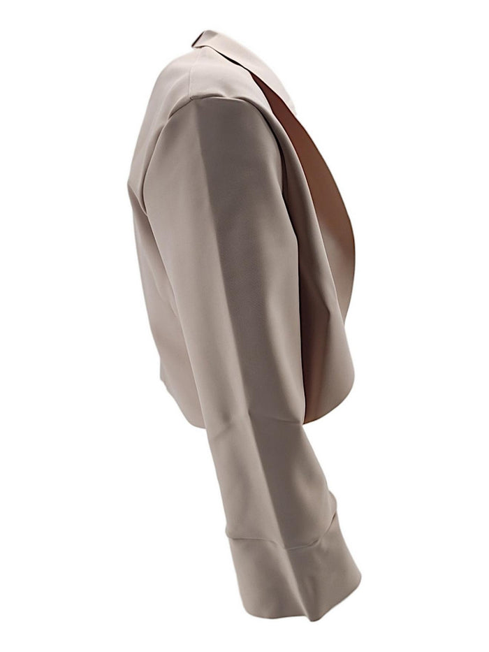 Copri spalle donna in jersey beige
