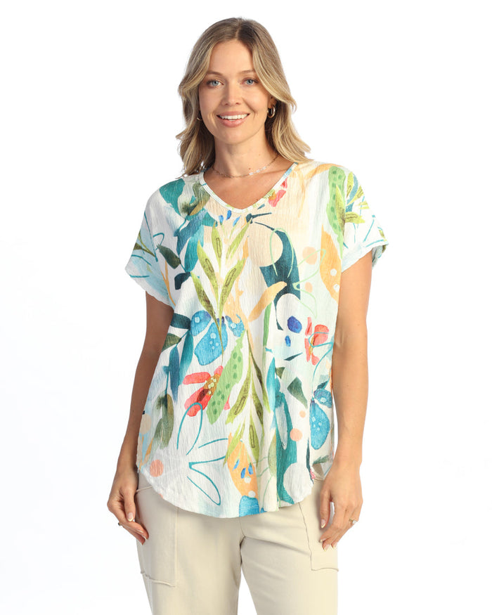 Crinkle Dolman Top- VC2