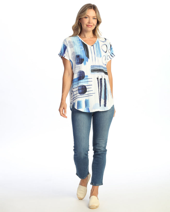 Crinkle Dolman Top- VC2