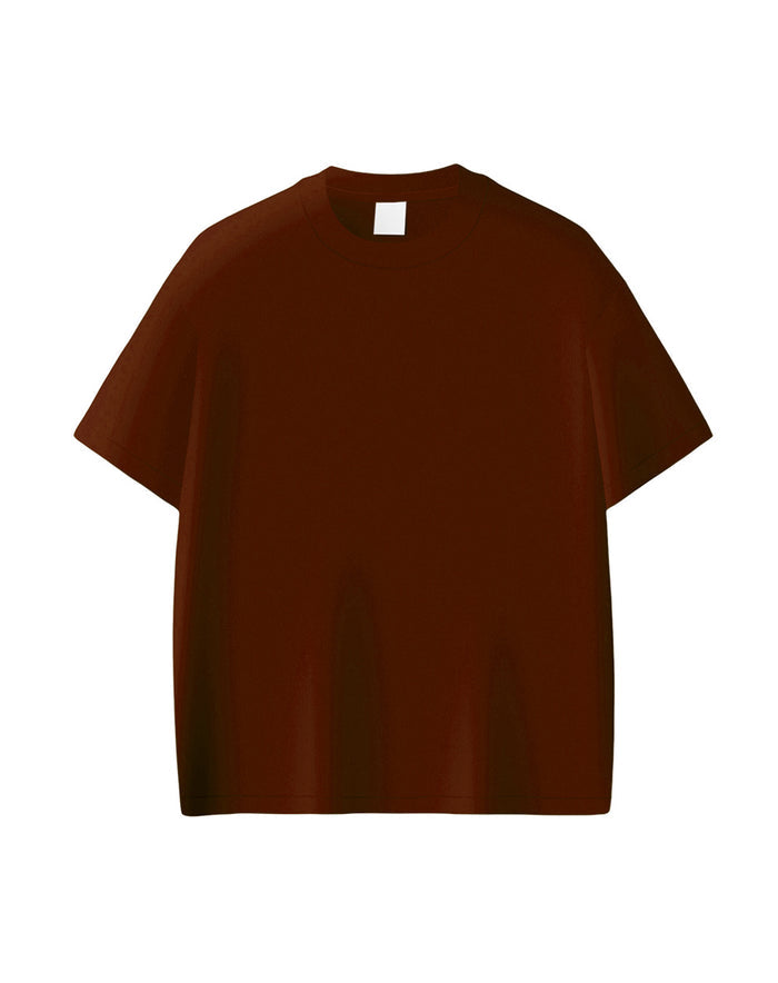 Custom Women Drop Shoulder Tee - Solid Color - Personalized Top