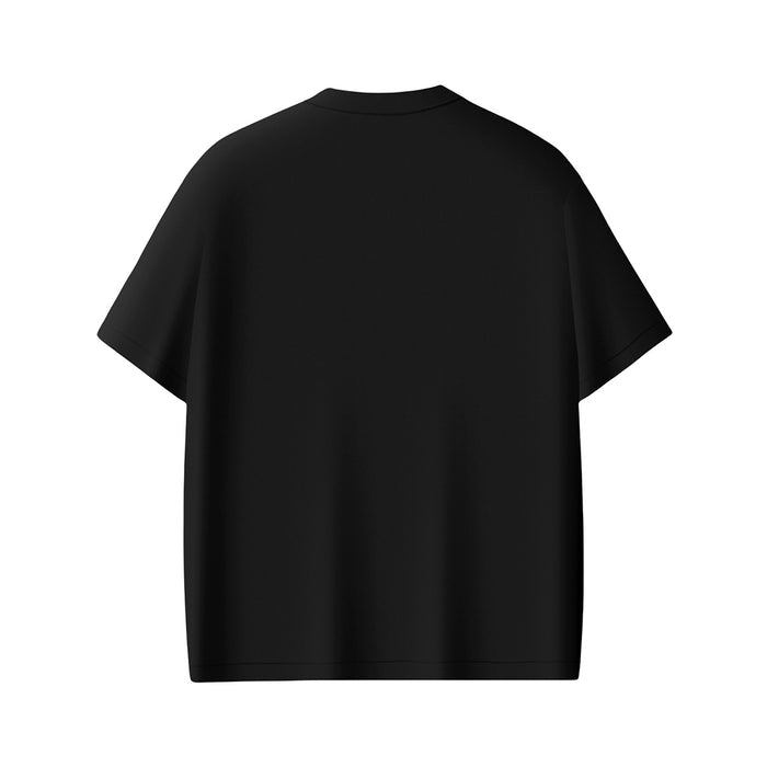 Custom Women Drop Shoulder Tee - Solid Color - Personalized Top