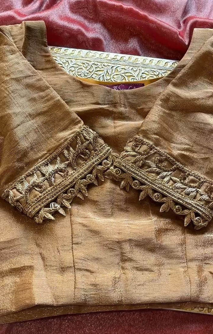 Dabka Tissue Silk: Ayraaz