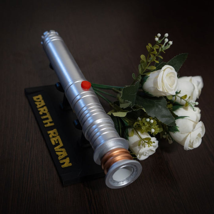 Personalized bridal bouquet holder with engraved wedding date and names