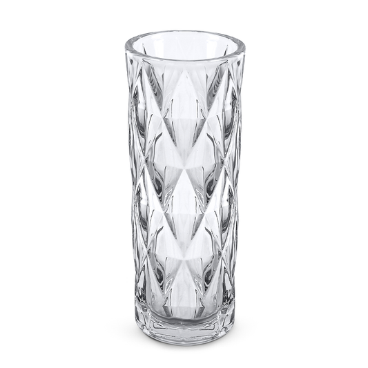 DIAMOND CUSHION CRYSTAL VASE