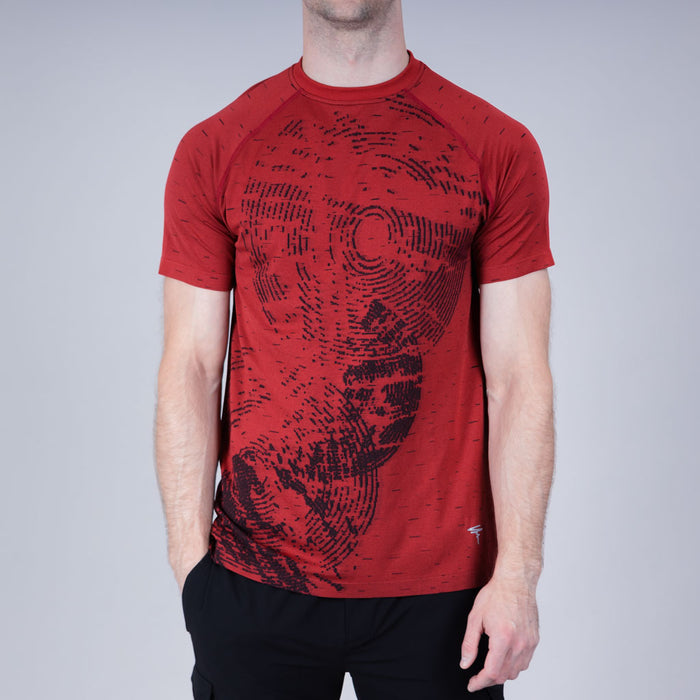 Dola Seamless Crew Neck T-Shirt - Salsa