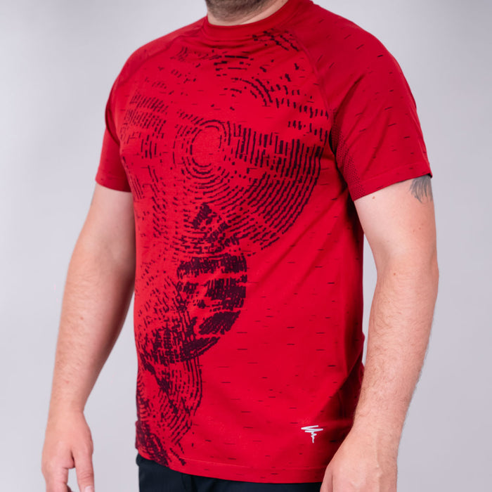Dola Seamless Crew Neck T-Shirt - Salsa