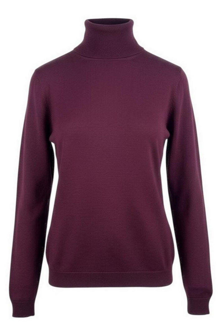 dolcevita sottogiacca donna bordeau