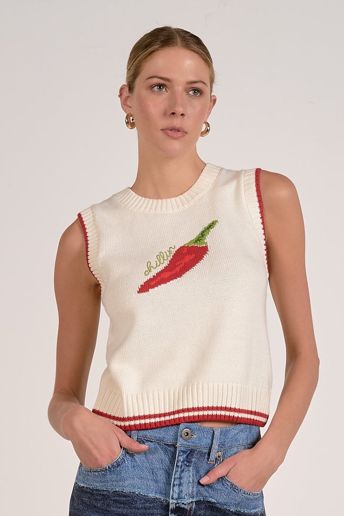 Elan Top Chili Sweater