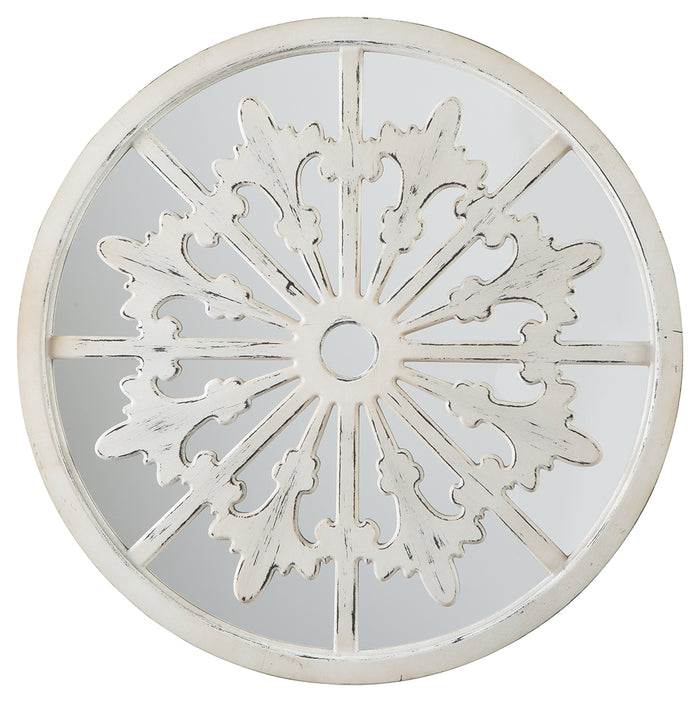 Emlen A8010152 Antique White Accent Mirror