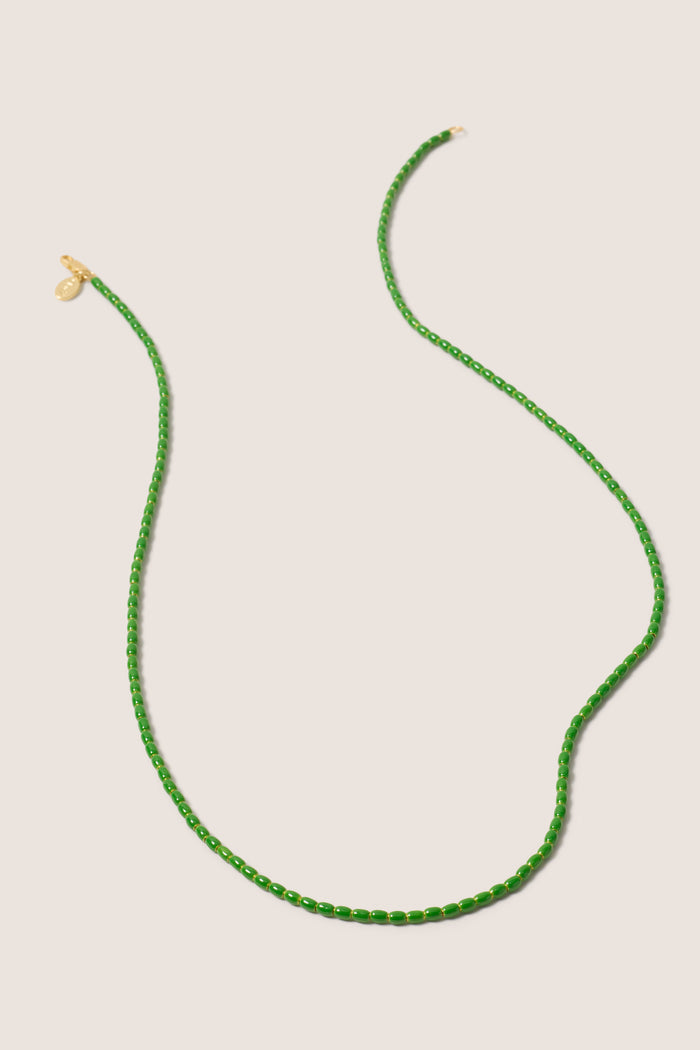 Enamel Barrel Chain Necklace