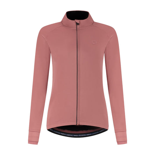 Rogelli Essential II fietsjack dames chutney voorkant.
